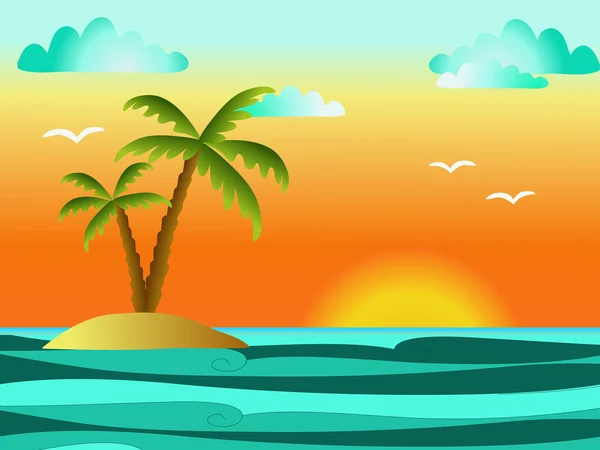 Summer background — Stock Vector