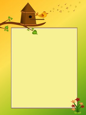 kuş karikatür çizimi