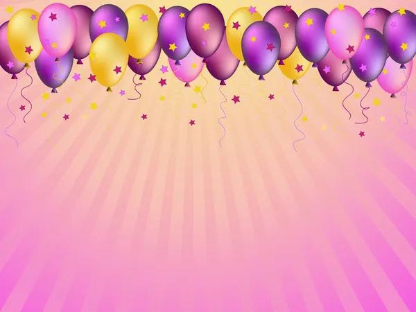 Colorful balloons illustration — Stock Photo, Image