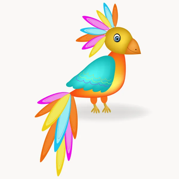Ilustracja papuga — Wektor stockowy