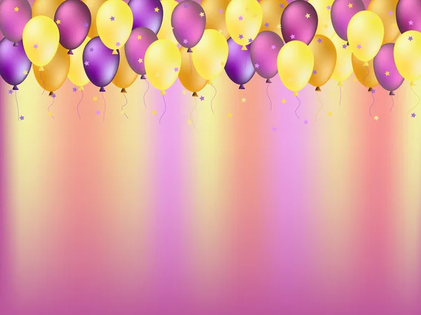 Ballons colorés — Image vectorielle