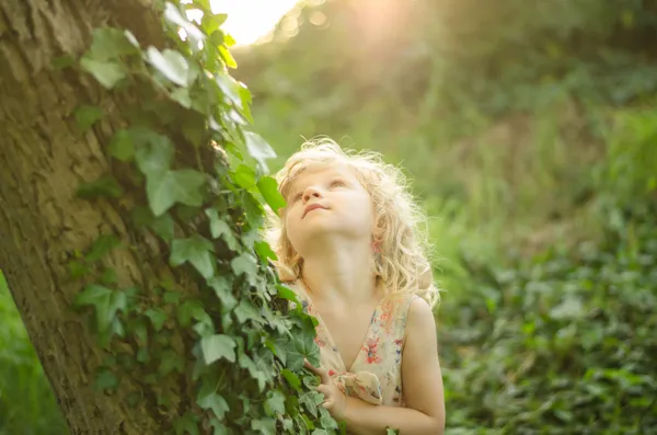 Fata ragazza — Foto Stock