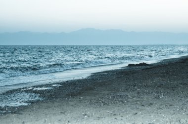 Gün batımında plaj