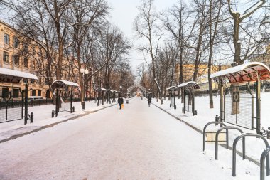 gogolevsky Bulvarı, kış