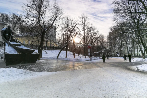 Gogolevsky boulevard, téli — Stock Fotó