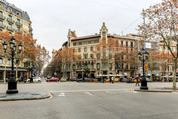 Desember, Barcelona, Rain — Stock Photo, Image