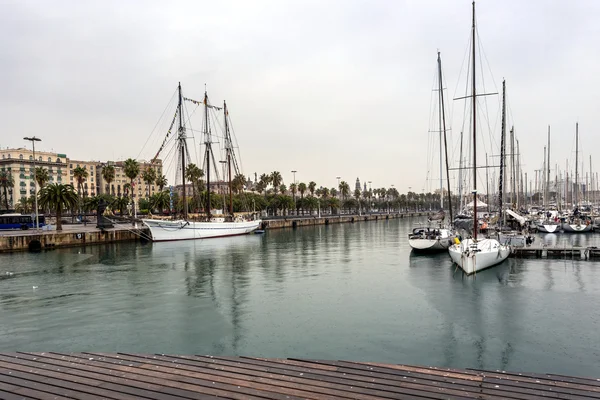 Desember, Barcelona, Chuva — Fotografia de Stock