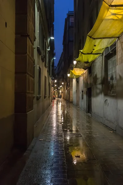 Desember, barcelona, deszcz — Zdjęcie stockowe