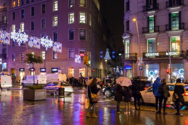 Desember, barcelona, yağmur