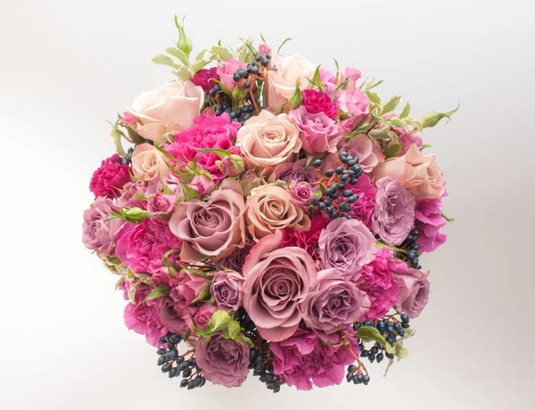 Tatlı mor gelin buketi