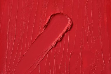 Beautiful red lipstick swatch background