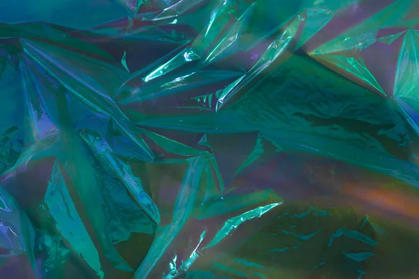 Blu Viola Verde Acqua Iridescente Texture Sfondo Illuminazione — Foto Stock
