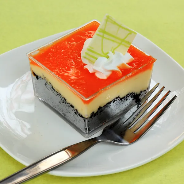 オレンジ ビスケット ケーキ — ストック写真