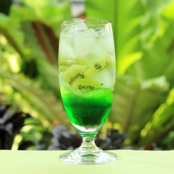 Kiwi juice Soda — Stock Photo, Image