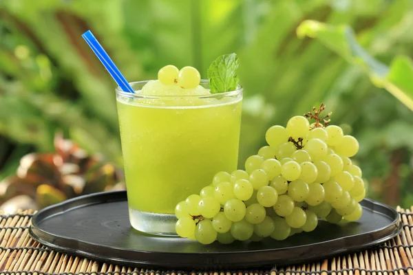 Glass of Grape Juice smoothie — Stock Photo, Image