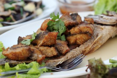 derin kızarmış gevrek balık 