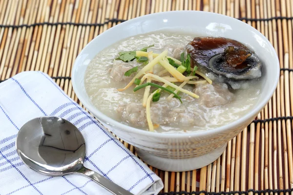 Arroz de mingau chinês — Fotografia de Stock