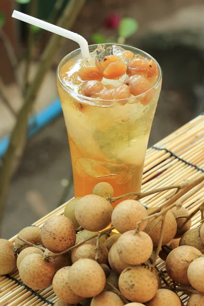 Longan juice cold water — Stock Photo, Image