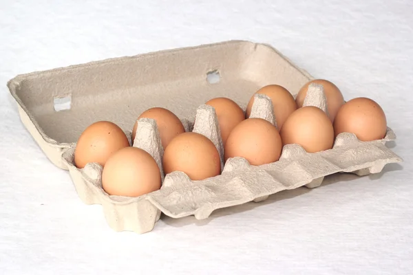 Eggs in the package — Stock Photo, Image