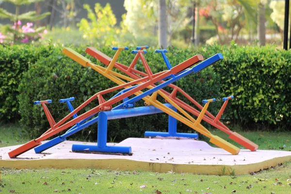 Colorful seesaw — Stock Photo, Image