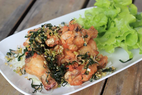 Fried Hot Chicken Wings — Stock Photo, Image