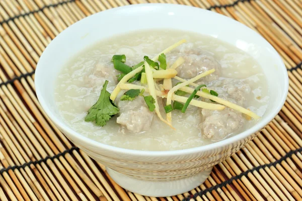 Arroz de mingau chinês — Fotografia de Stock