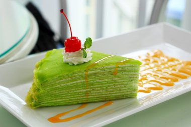 Pandan krep pasta 