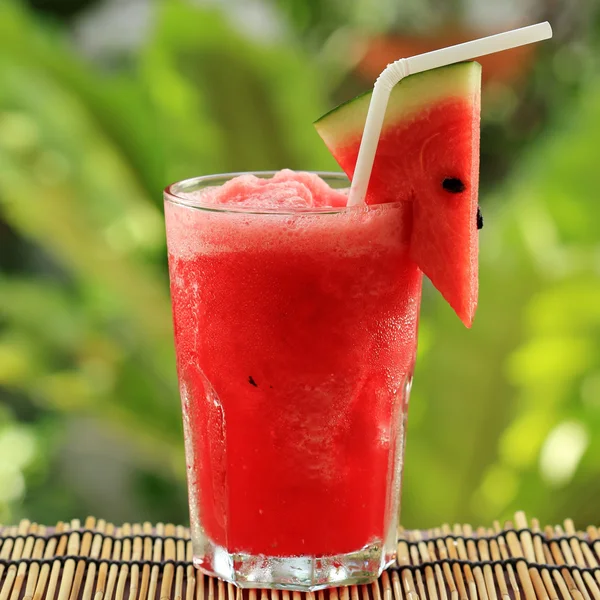 Färsk vattenmelon smoothie — Stockfoto