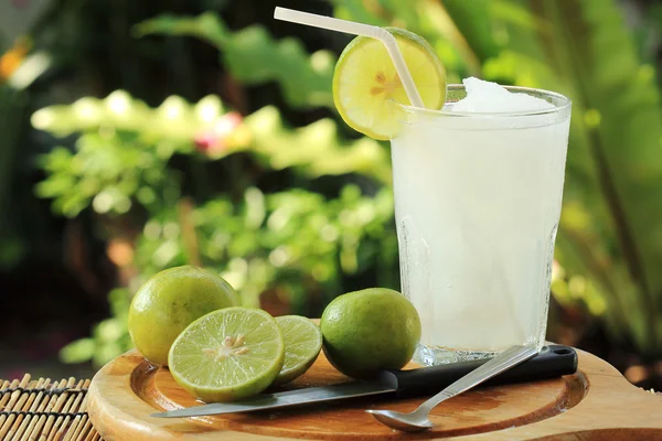 Frullato di succo di lime al limone — Foto Stock
