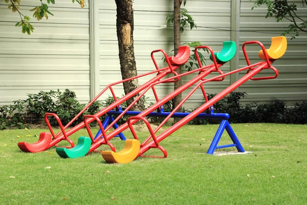 Colorful seesaw — Stock Photo, Image