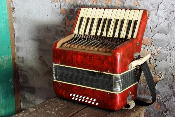 Old accordion — Stock Photo, Image