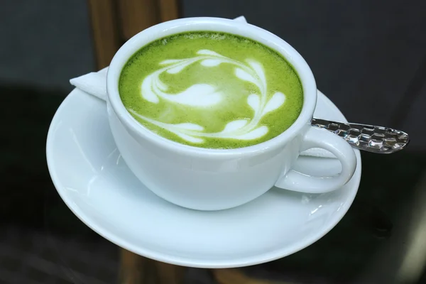 Matcha-Tee-Kunst — Stockfoto