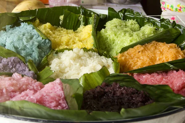 Colorful sticky rice — Stock Photo, Image