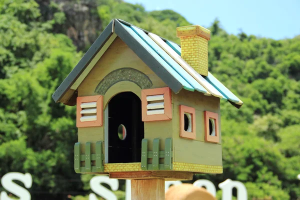 Casitas pajaros vintage | pajarera vieja precioso pájaro de madera casa