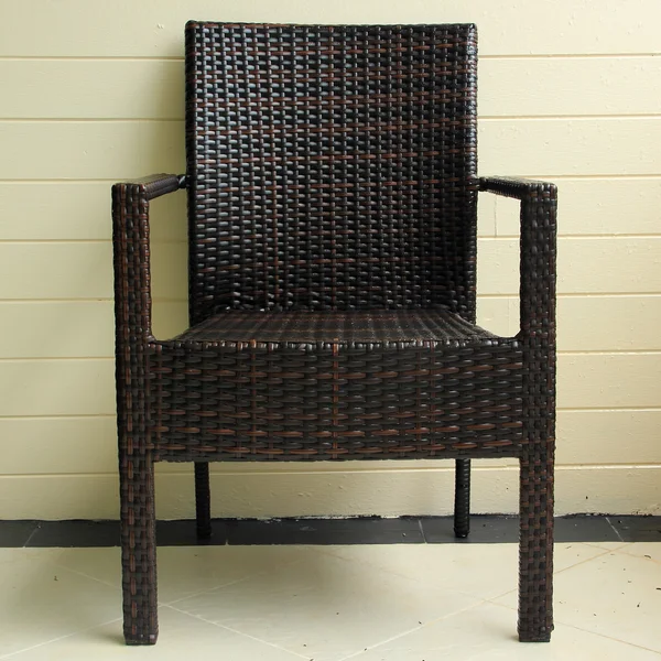 Rattan chair — Stock Photo, Image