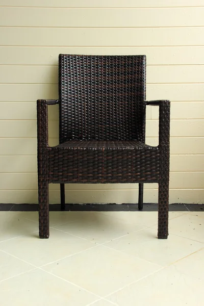 Rattan chair — Stock Photo, Image