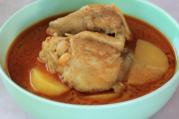 Pollo amarillo curry — Foto de Stock