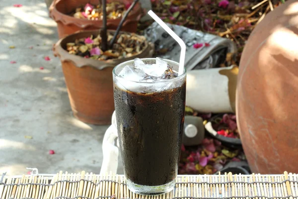 Thai style black coffee — Stock Photo, Image