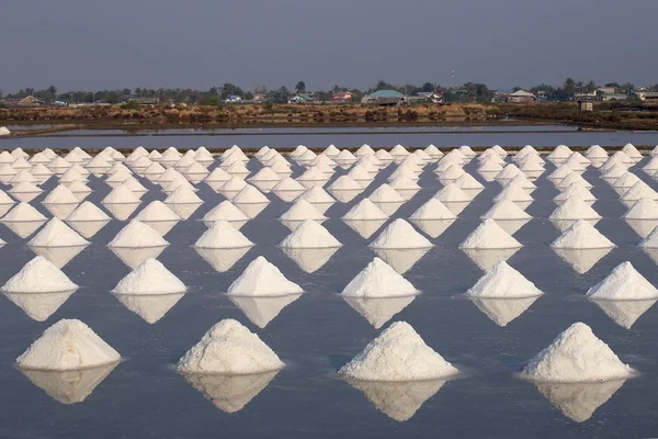 Sól morska na patelni — Zdjęcie stockowe