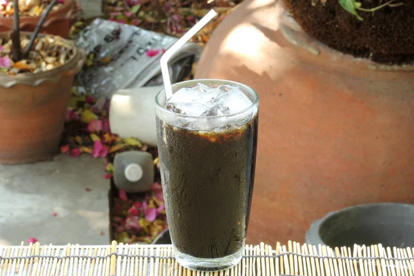 Estilo tailandês café preto — Fotografia de Stock