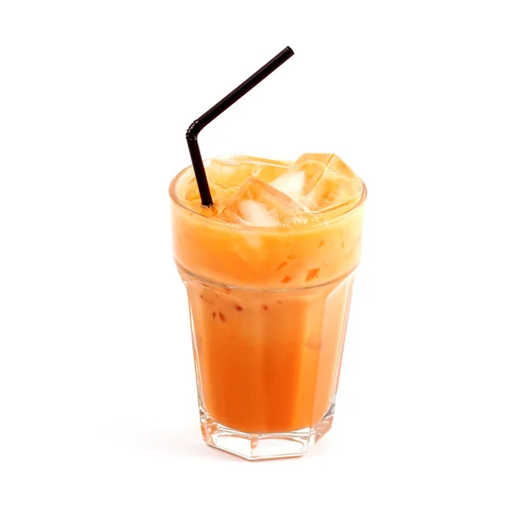 Thai Ice Tea leite — Fotografia de Stock