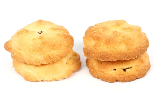 Misture biscoitos de frutas na pilha — Fotografia de Stock