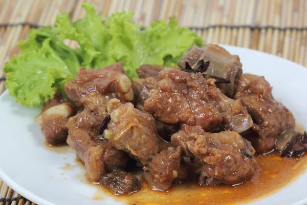 Costillas de cerdo barbacoa —  Fotos de Stock