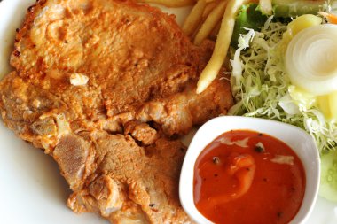 domuz biftek kapatın 