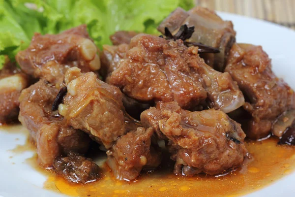 Pita Daging Babi Barbekyu dipanggang — Stok Foto