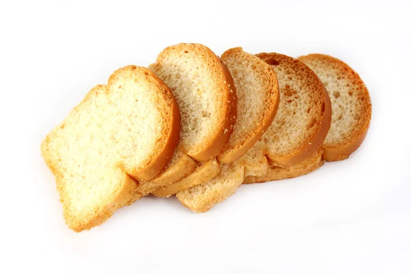 W plasterkach chleba — Zdjęcie stockowe