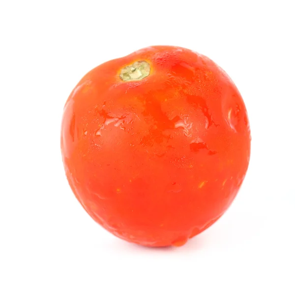 红番茄与滴 — 图库照片