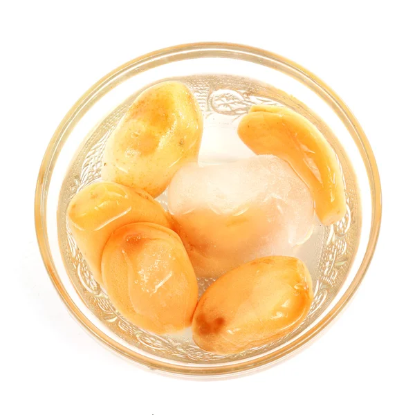 Sweet zalacca with syrup — Stock Photo, Image