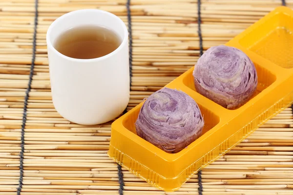 Taro purple bread Chinese style — Stock Photo, Image