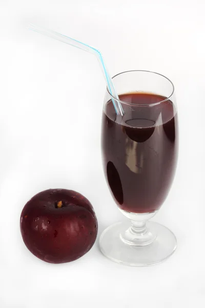 Fresh Prune juice — Stock Photo, Image
